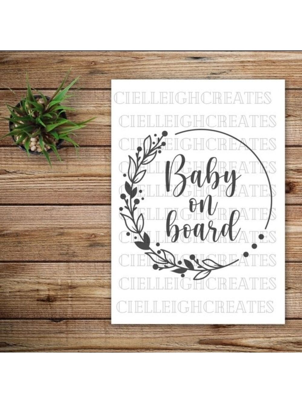 *2 for $20* Baby on Board vinyl decal Sticker Handcrafted
